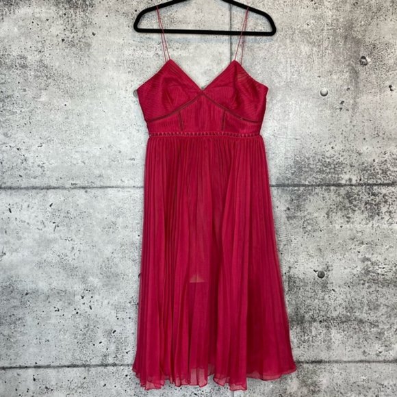 SOLD ON FB✨Self-Portrait Pleated Midi Dress - Picture 2 of 8